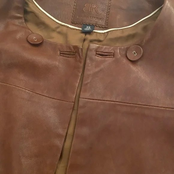 Banana Republic leather Jacket - Picture 2 of 10